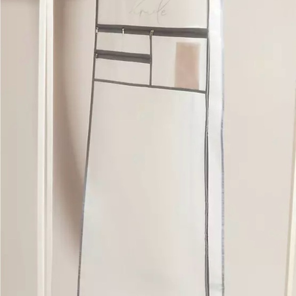 David's Bridal White and Gray Travel Garment Bag - Picture 2 of 7